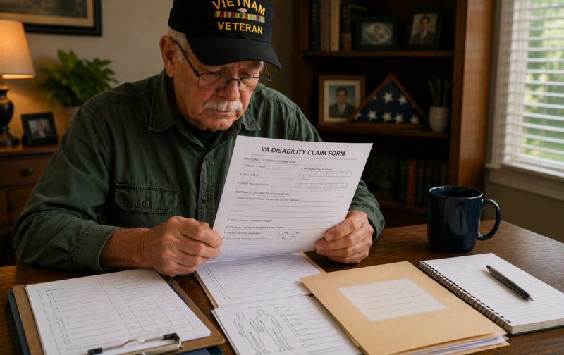 Vietnam Veterans claim form